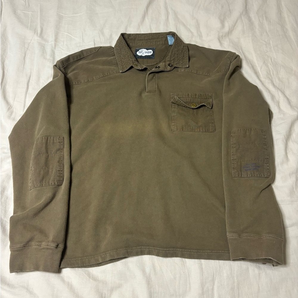 Sperry Topsider Brown Marine Supply Hoodie Jacket